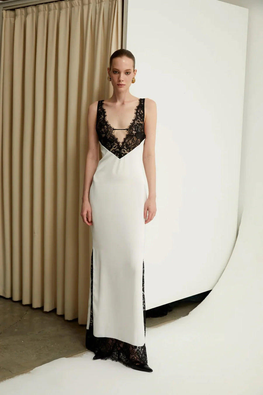 Dress Sexy Lace Bandage One-piece Retro Dresses