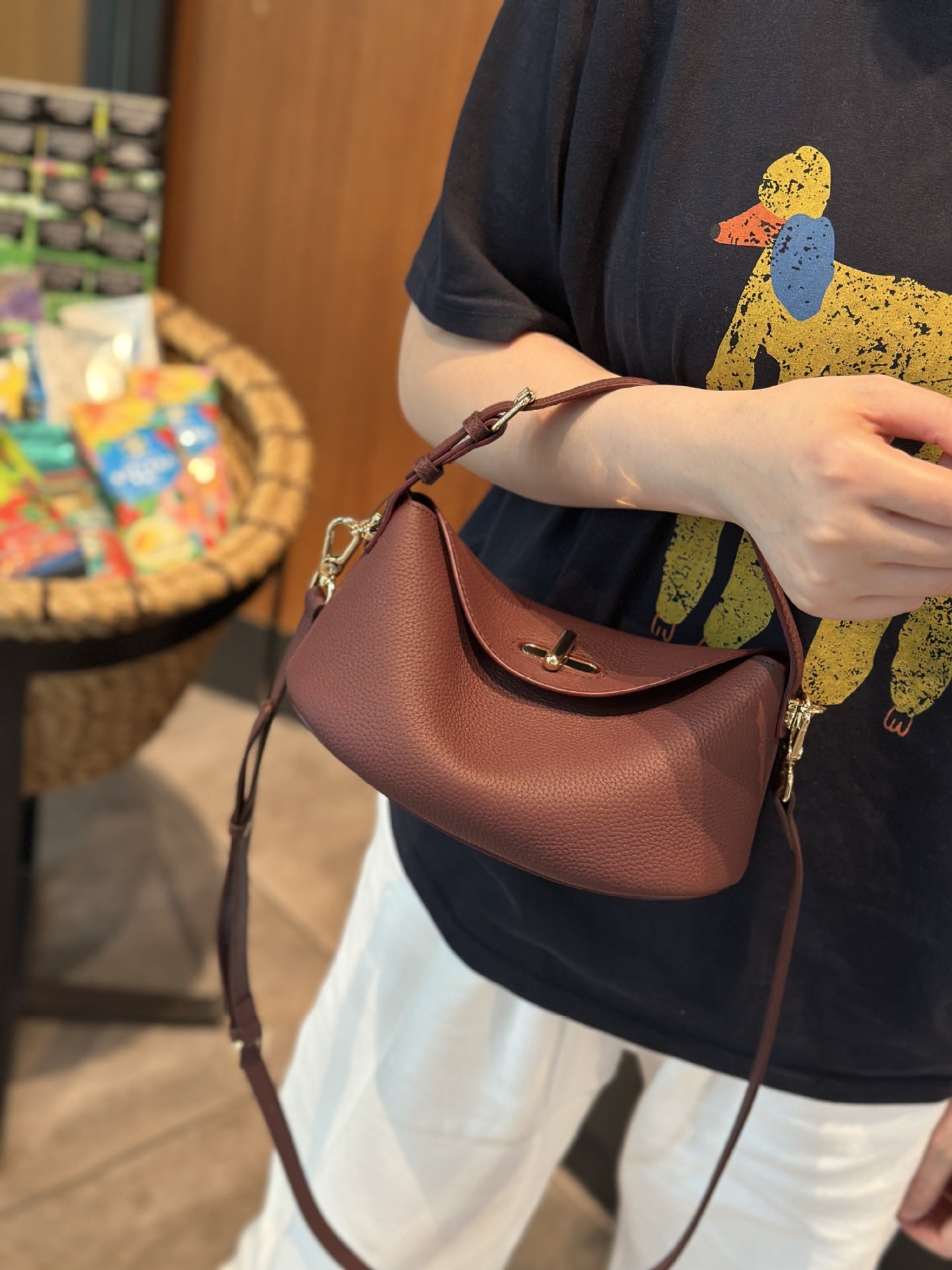 Cool Unique Leather Fashion Simple Premium Small Square Bags