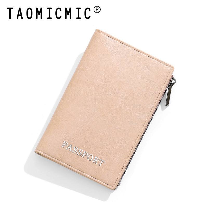 Portable Passport Large Capacity Zipper Storage Bags