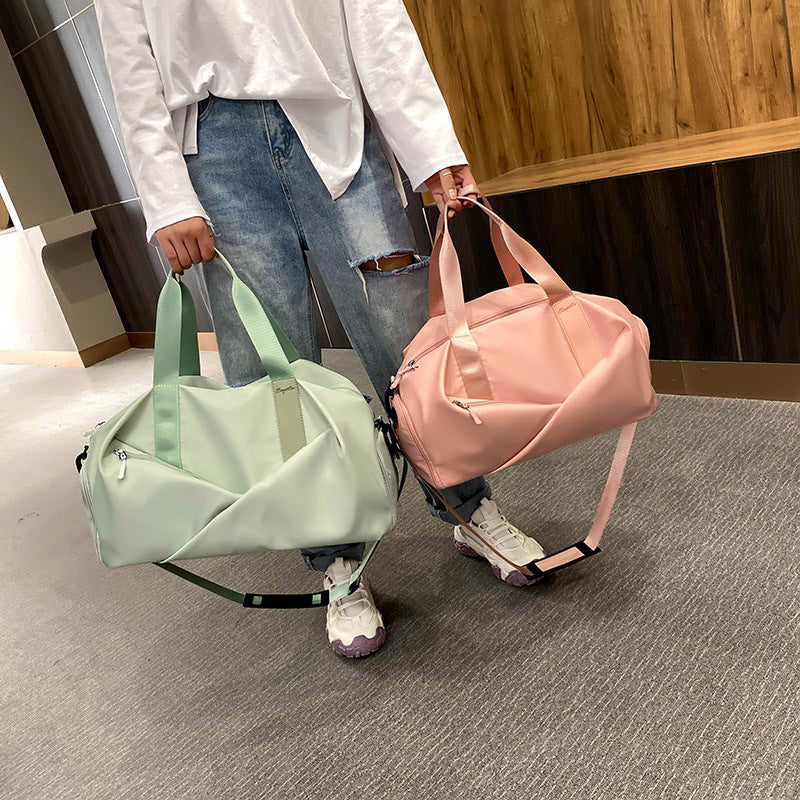 Women's Dry Wet Separation Short Trip Buggy Travel Bags