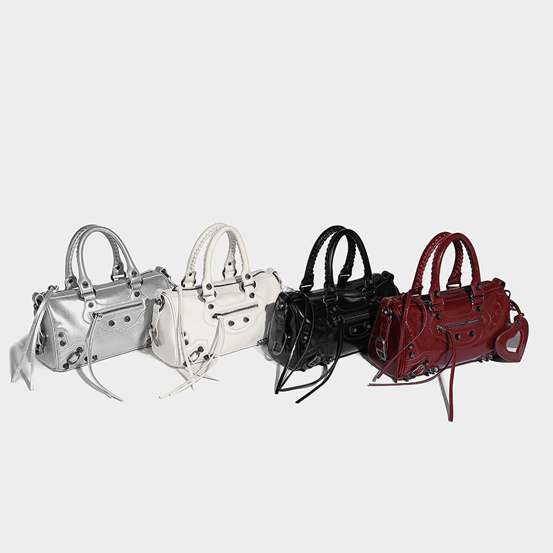 Stylish Paris Rivet Dark Motorcycle Hot Handbags