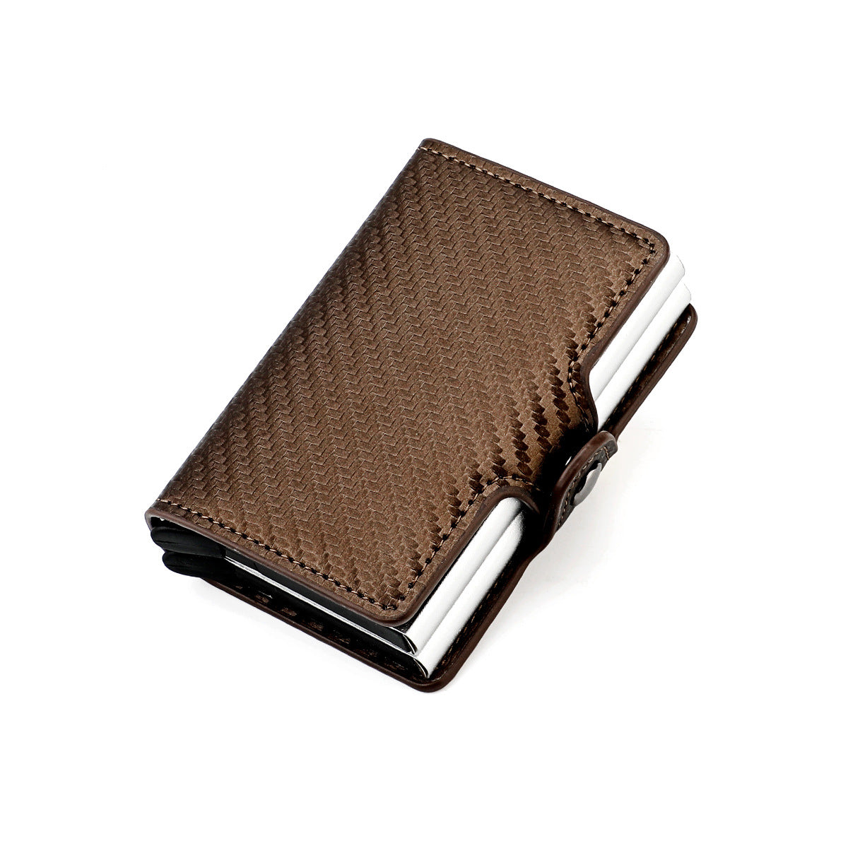 Aluminum Alloy Credit Box Automatic Gold Card Holder