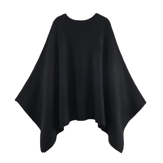 Women's Autumn Loose-fitting Casual Knitted Cape Sweaters