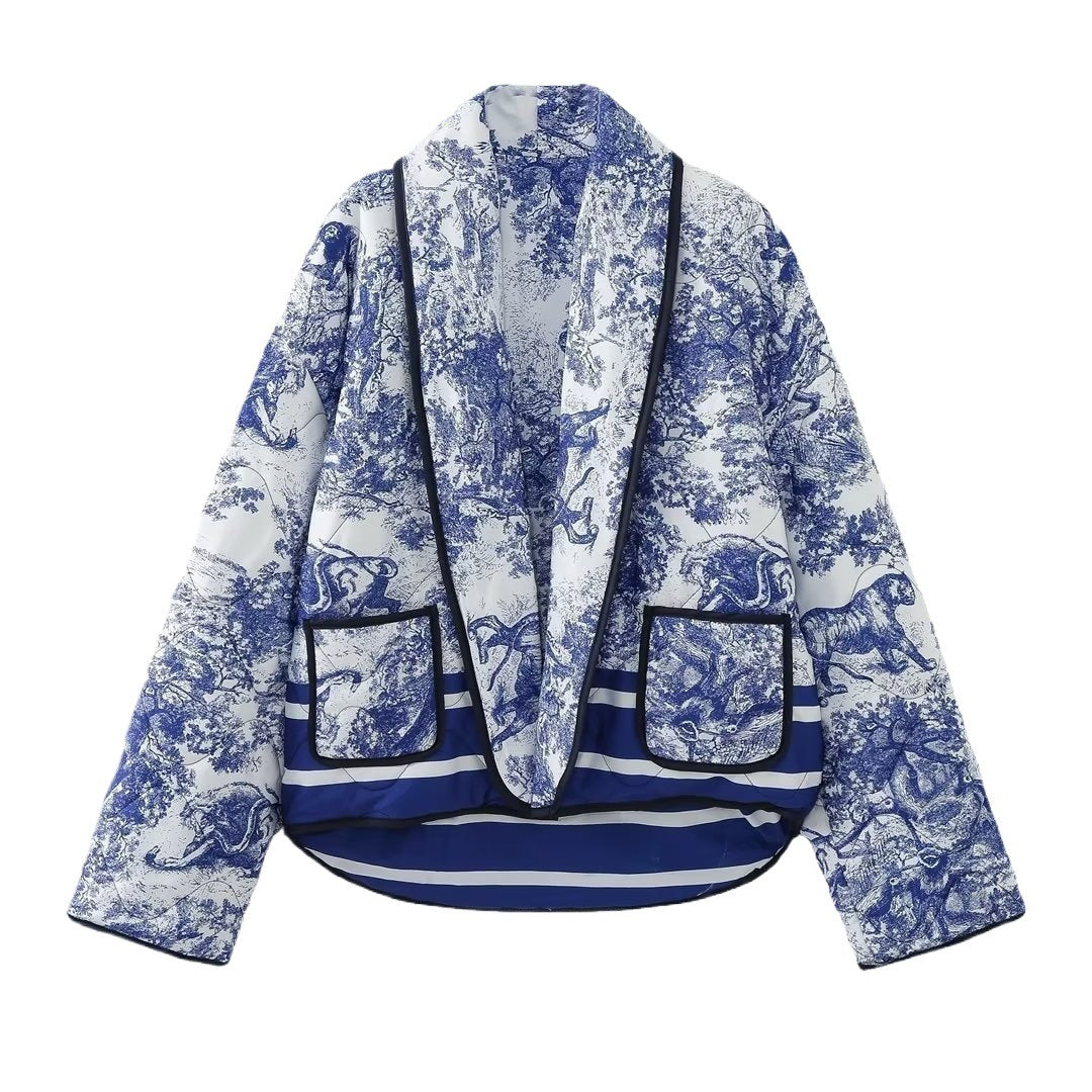 Women's Classy Graceful Unique Printed Fashion Coats