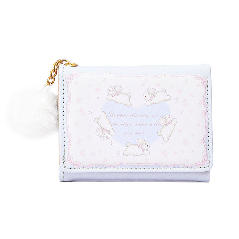 Korean Dream Three-fold Little Bunny Document Cute Ladies Wallets