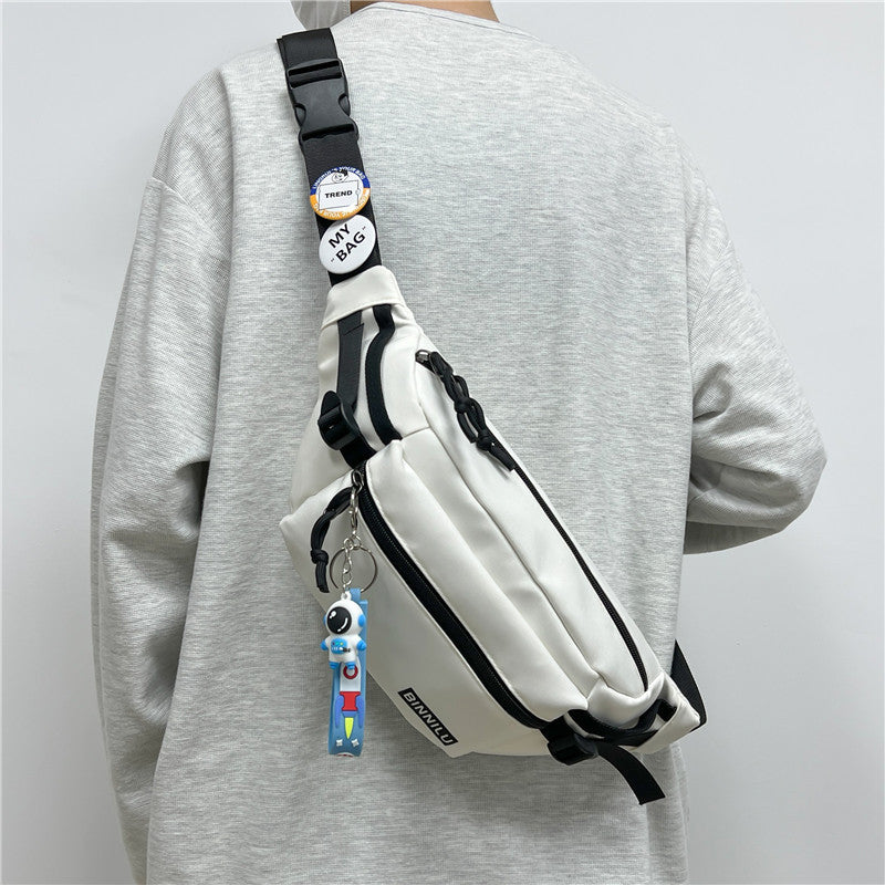 Men's Large Capacity Waterproof Female Korean Style Men's Chest Bags
