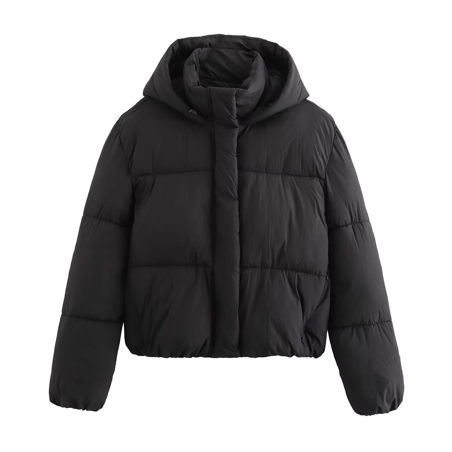 Women's Glamorous Street Fashion Hood Thick Coats