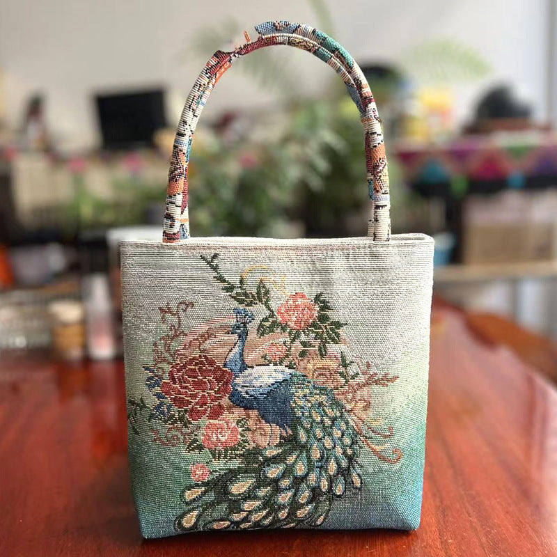 Ethnic Style Sofa Slipcover Embroidery Fresh Handbags