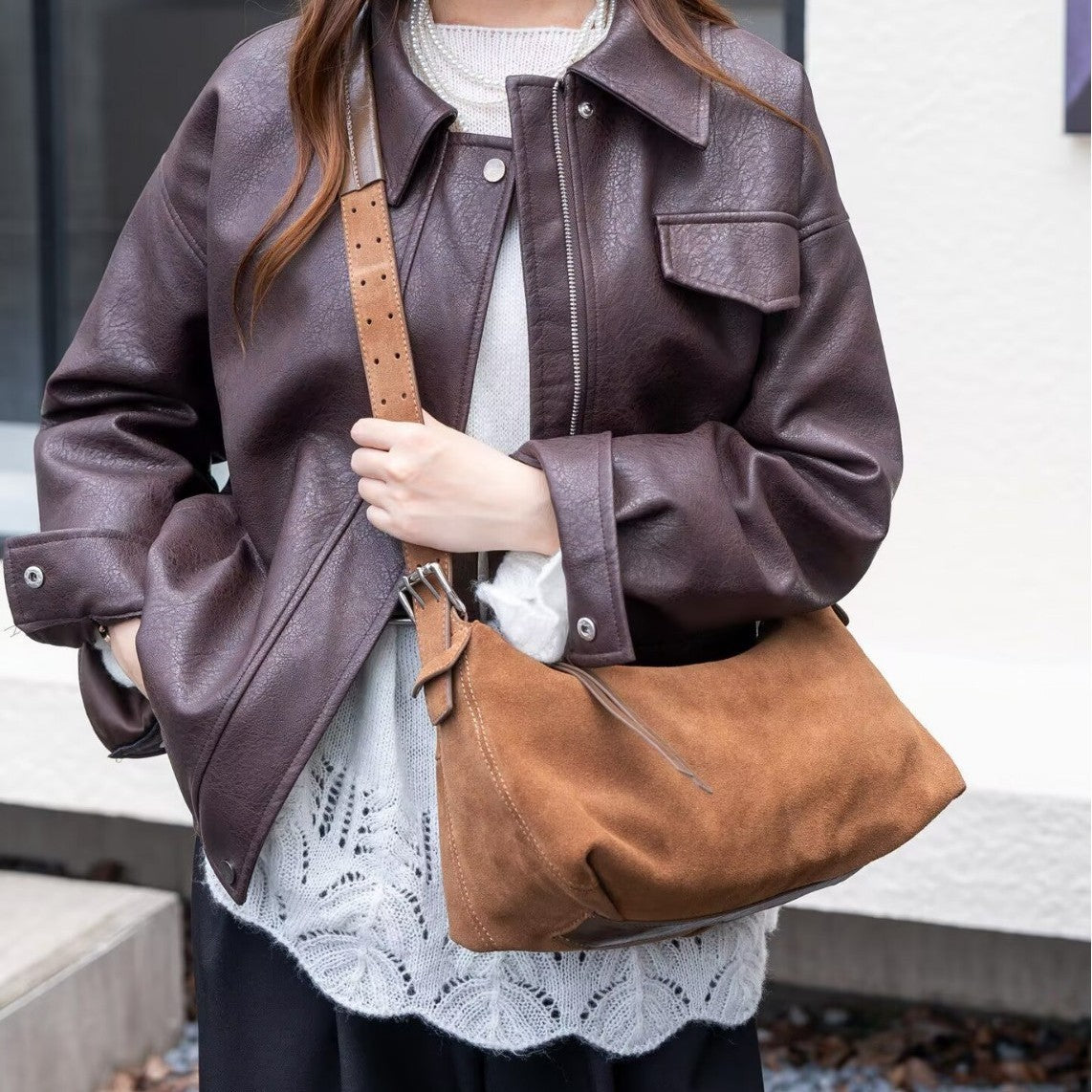 Women's Leather High-grade French Minority Genuine Bags