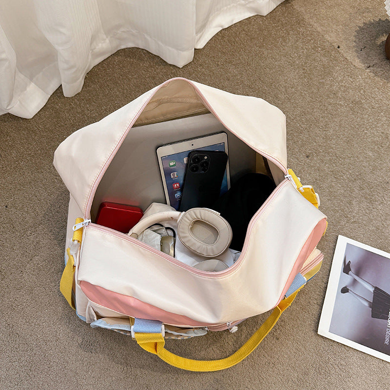 Women's Large Capacity Dry Wet Separation Yoga Fitness Travel Bags