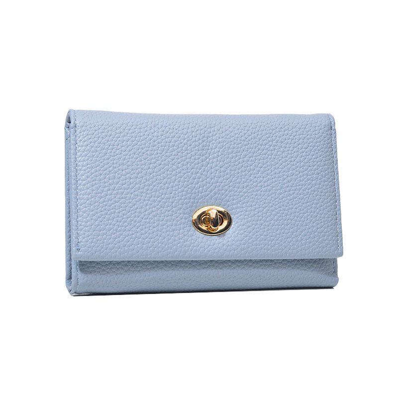 Women's Authentic Leather Tactile Feel Short Premium Ladies Wallets