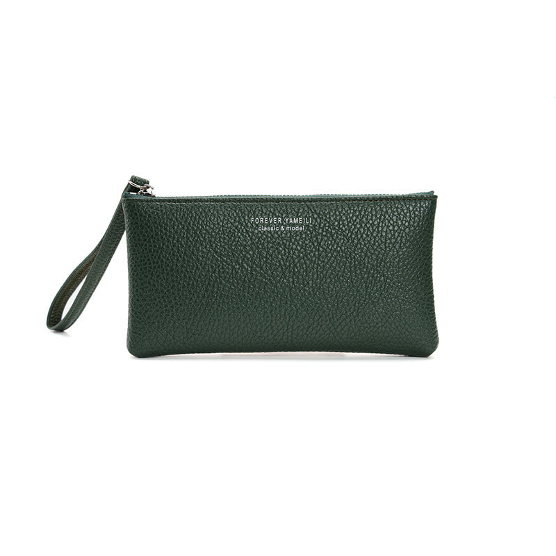 Women's Korean Style Zipper Long Large Capacity Ladies Wallets