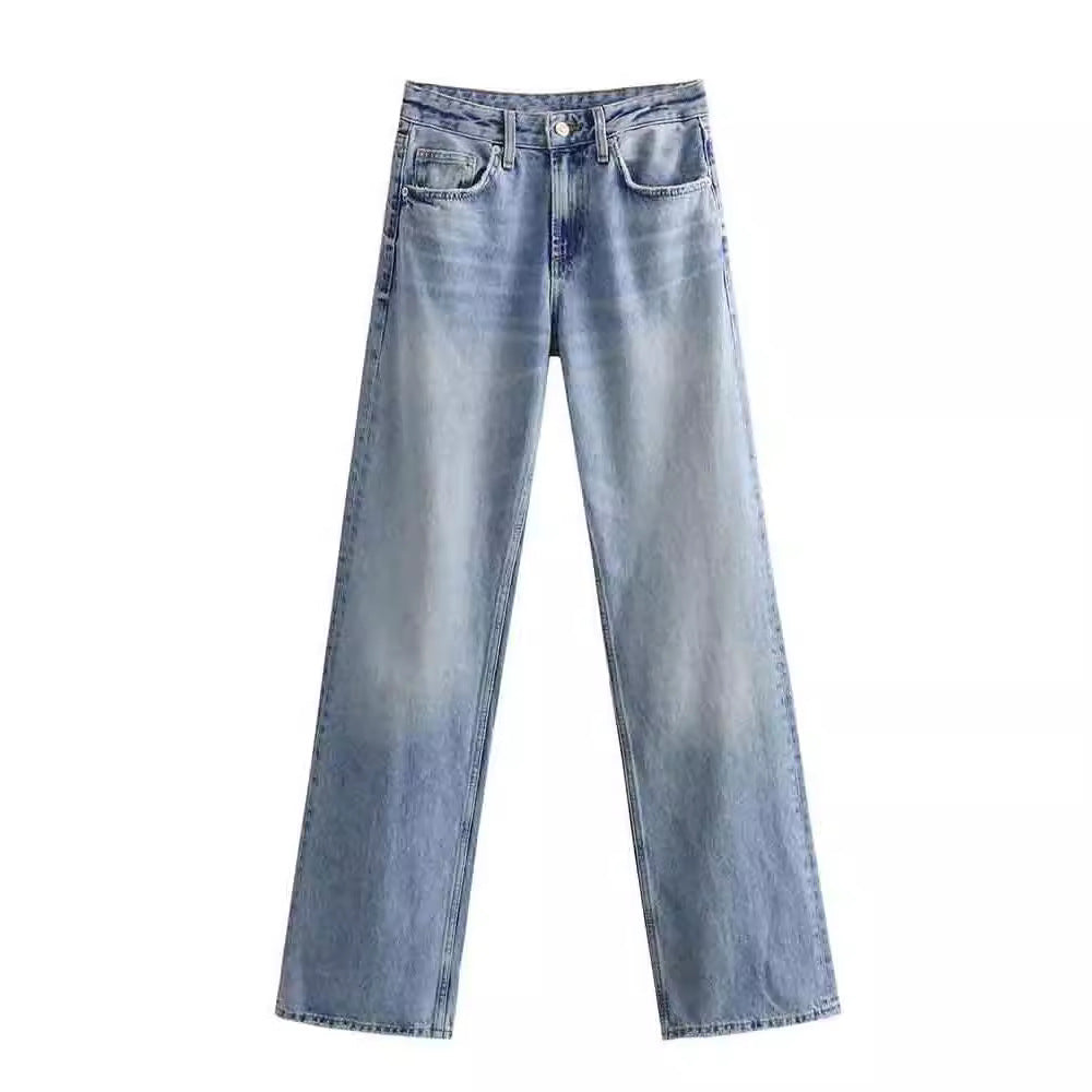 Women's Casual Mopping Trousers Cotton Loose Pants