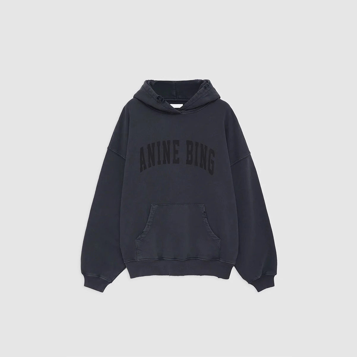 Early Autumn North American Niche Classic Letter Printing Washed Sweaters