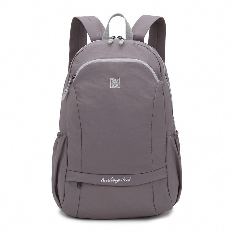 Fashion Trend Foldable Waterproof Couple Model Middle School Students' Schoolbags