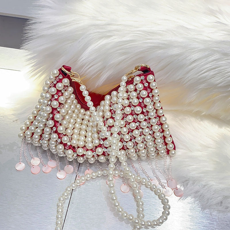 National Style Chinese Elegant Dinner Handmade Beaded Bags