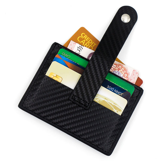 Carbon Fiber Thin Fashion Multiple Slots Card Holder