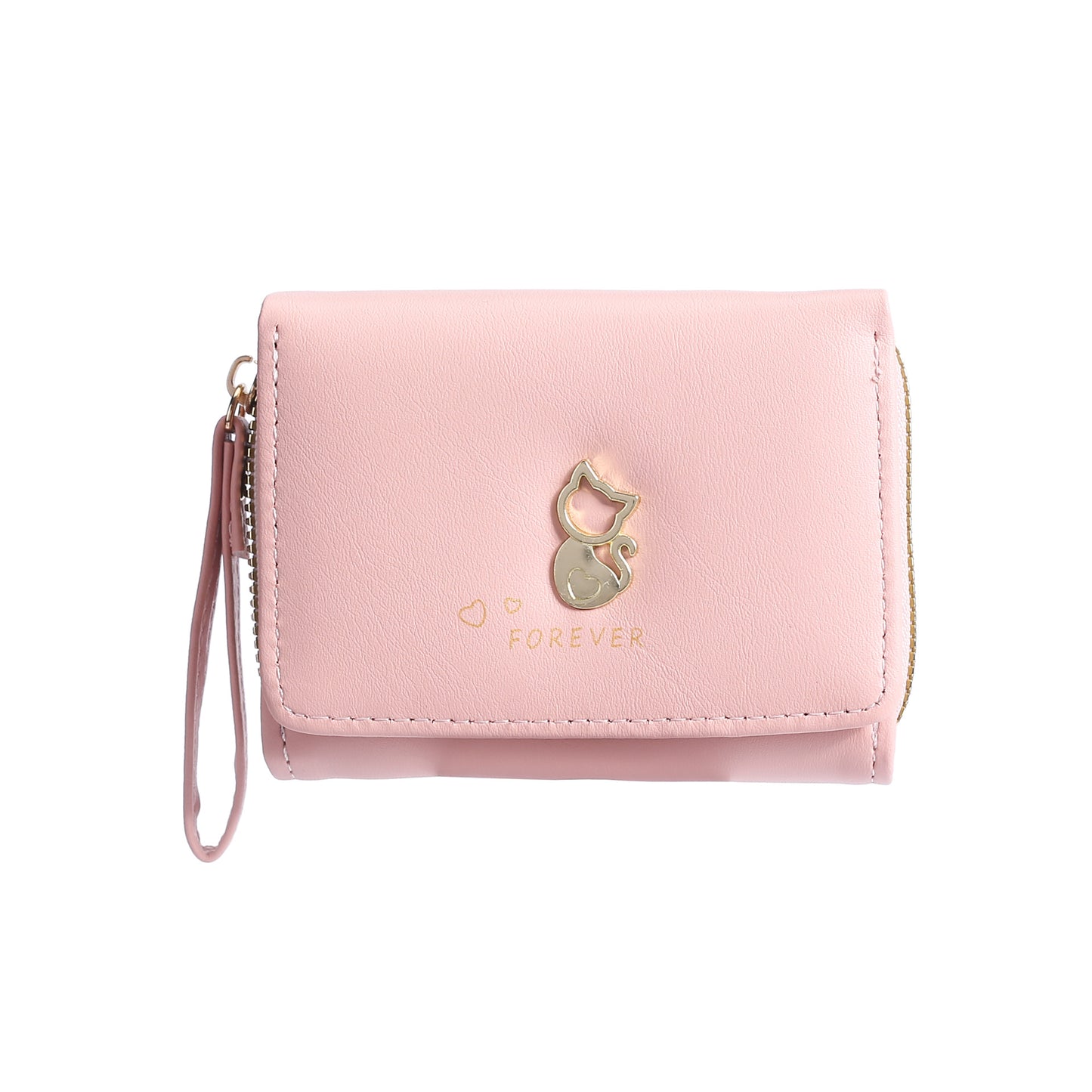 Women's Tri Fold Short Fashion Clutch High Ladies Wallets