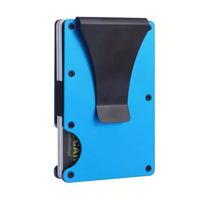 Elegant Credit Box Aluminum Alloy Metal Card Holder