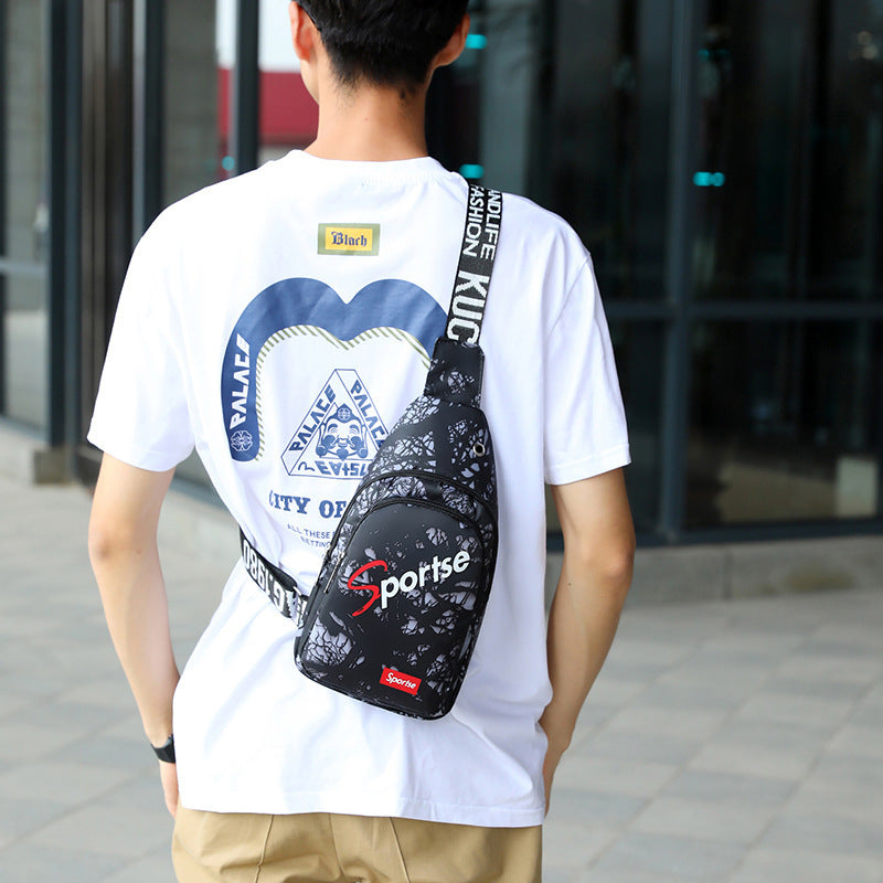 Men's Comfortable Fashion Cycling Out Versatile Men's Chest Bags