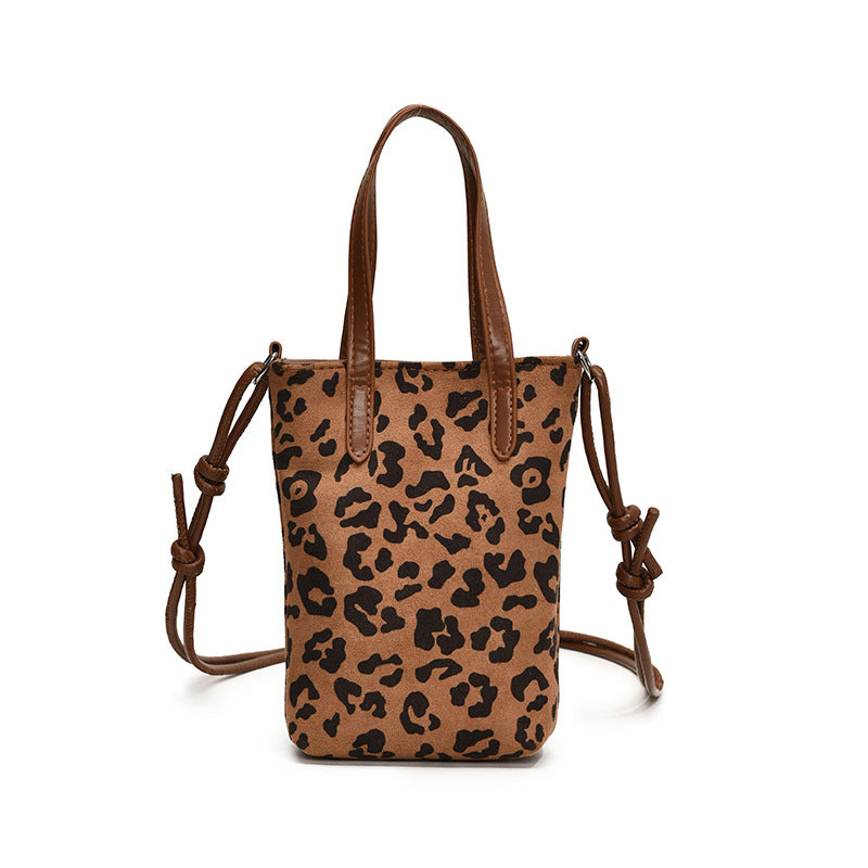 Women's Retro Minority Leopard Print Super Popular Crossbody Bags