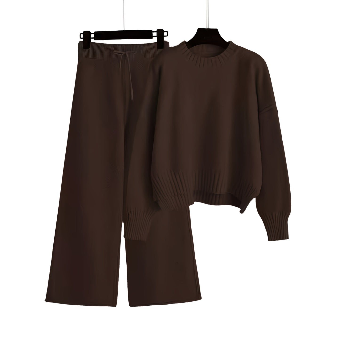 Women's Fashion Casual Knitting Loose Wide Leg Sweaters
