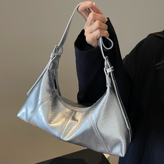 Women's Niche Large Capacity Dumpling Korean Retro Bags