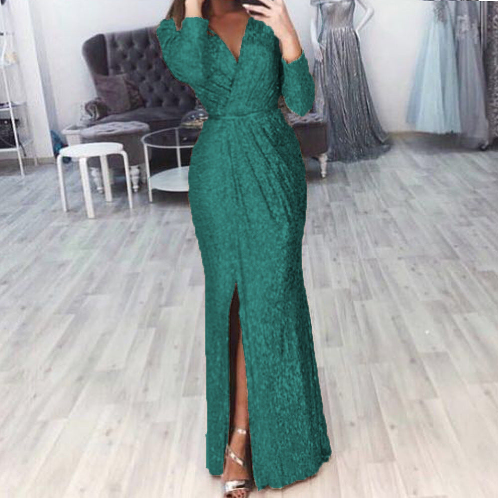 Sparkling Affordable Luxury Dinner Party Host Grand Performance Catwalk Dress