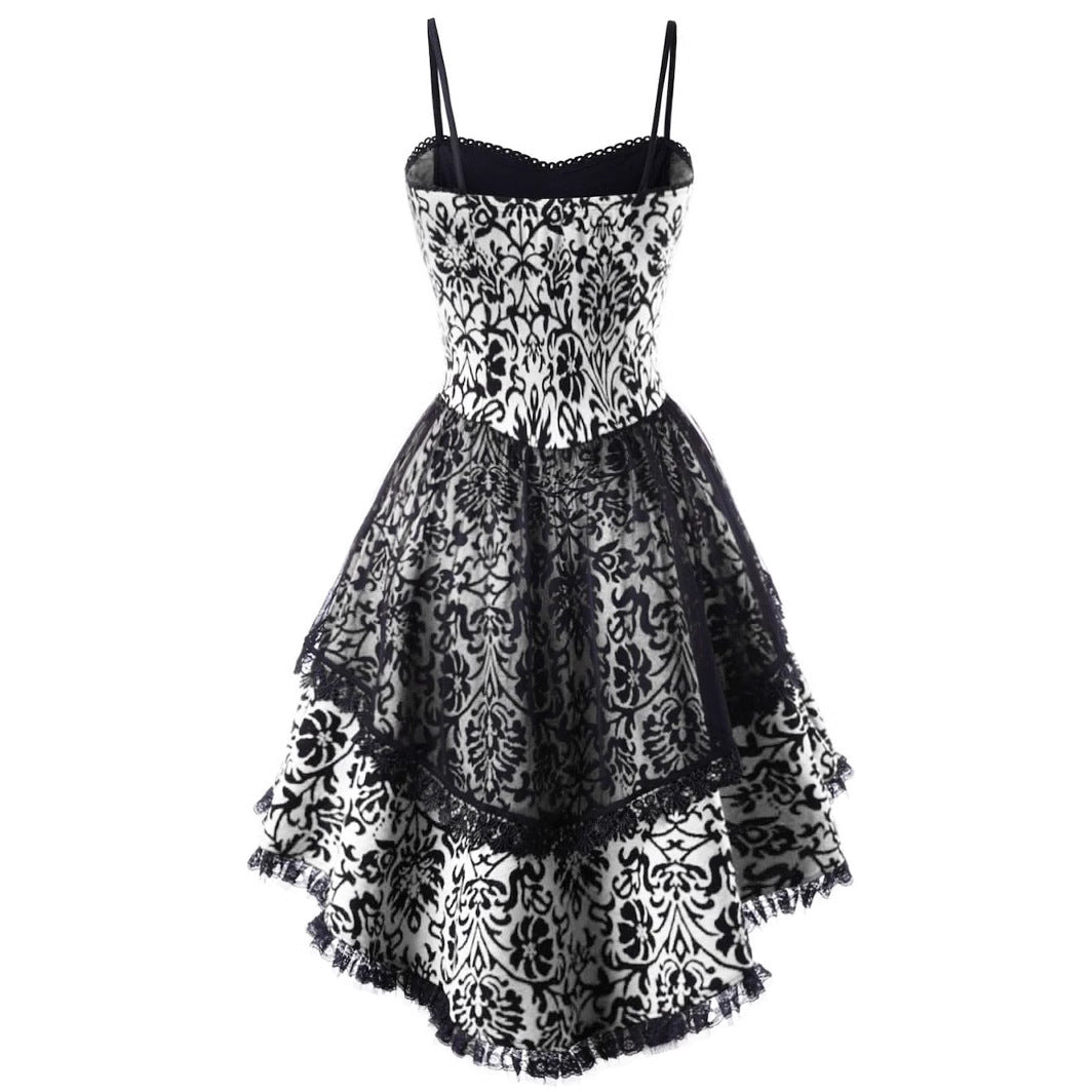 Women's Dress Lolita Sling Lace Irregular Big Plus Size