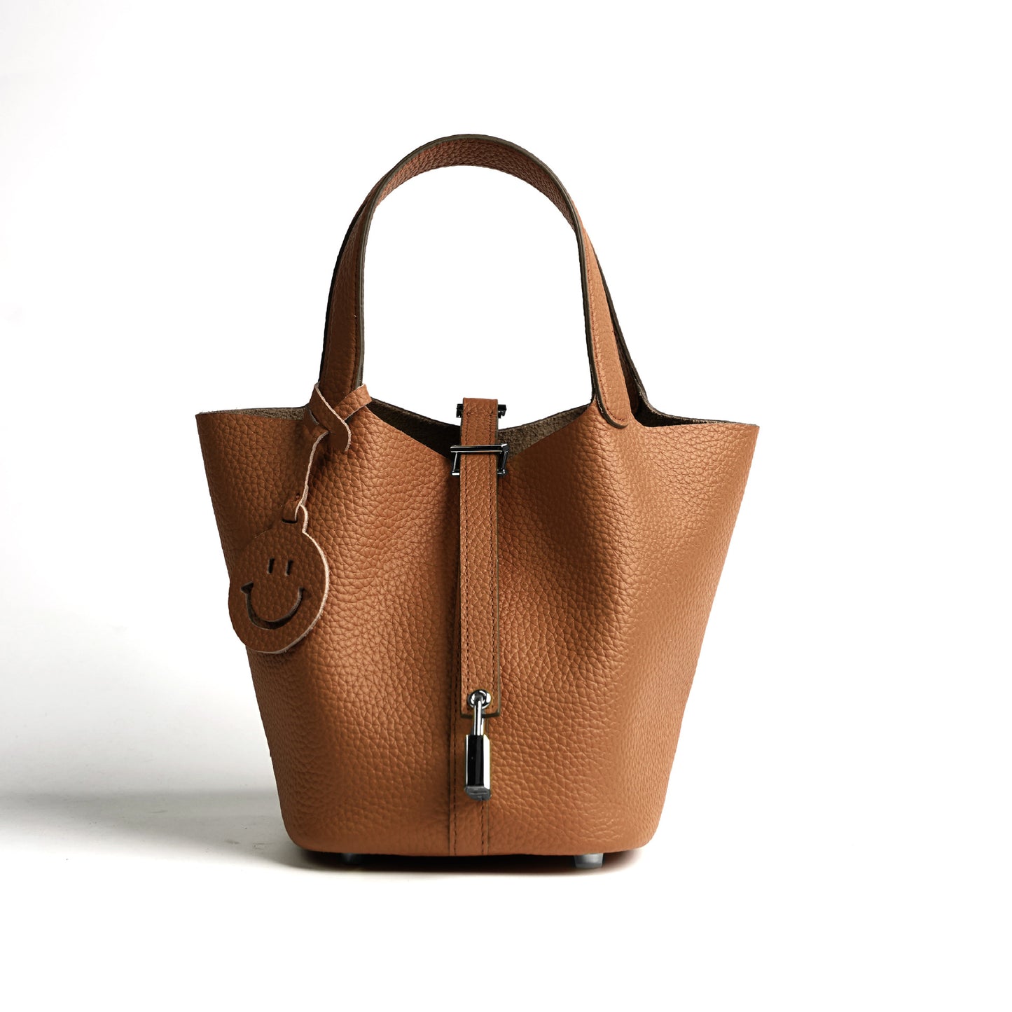 Women's Vegetable Basket Versatile Genuine Leather High Handbags