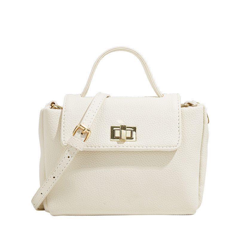 Women's Summer Retro Solid Color Commuter Handbags
