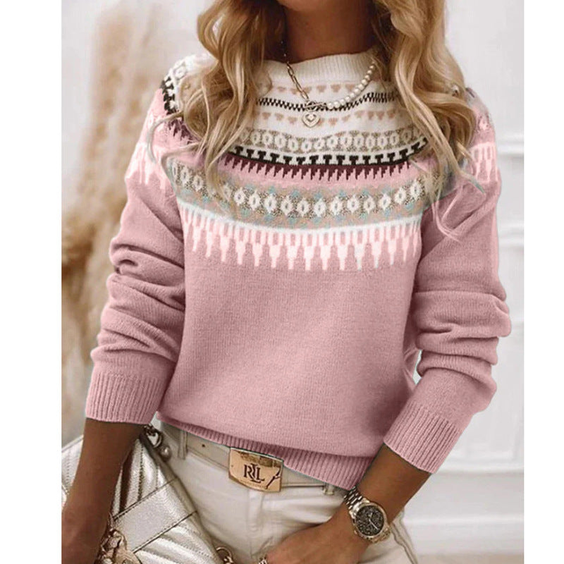 Women's Beautiful Pullover Loose Multicolor Fashionable Sweaters