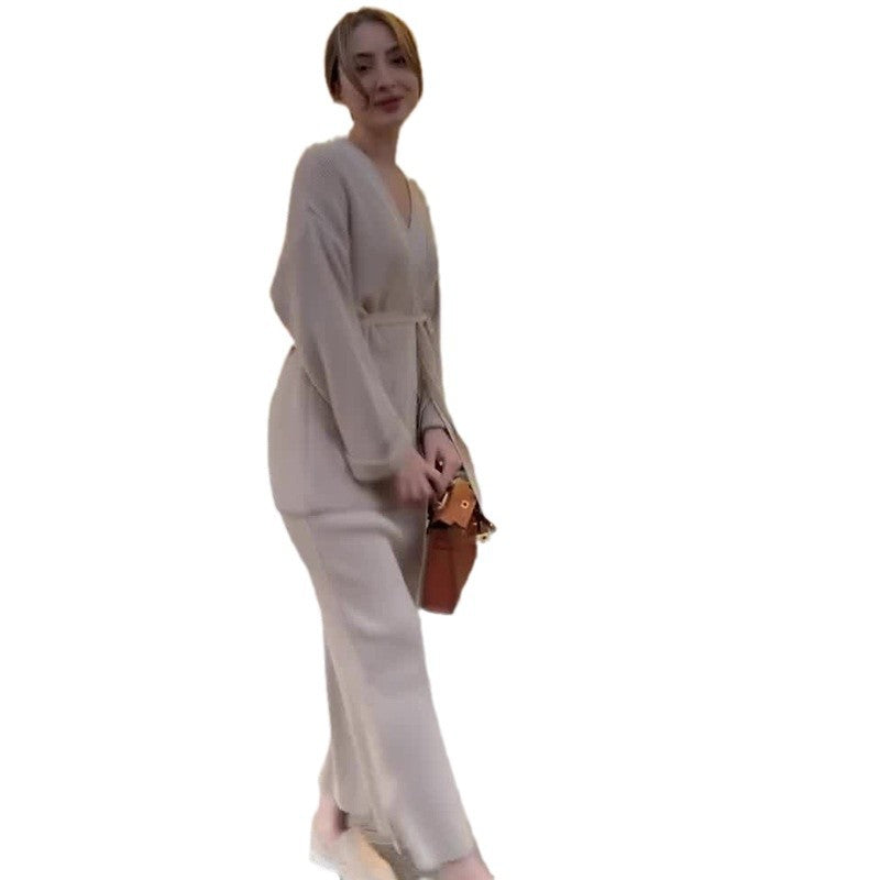 Women's Solid Color Elegant Tied Slim Fit Suits