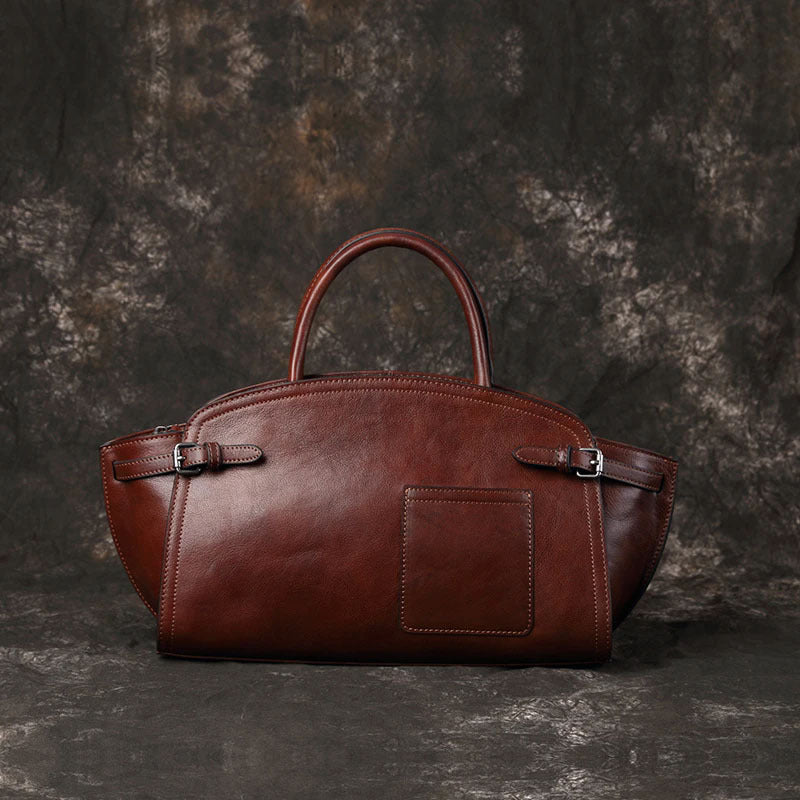 Women's Layer Cattlehide Fashion Personality Wings Style Handbags