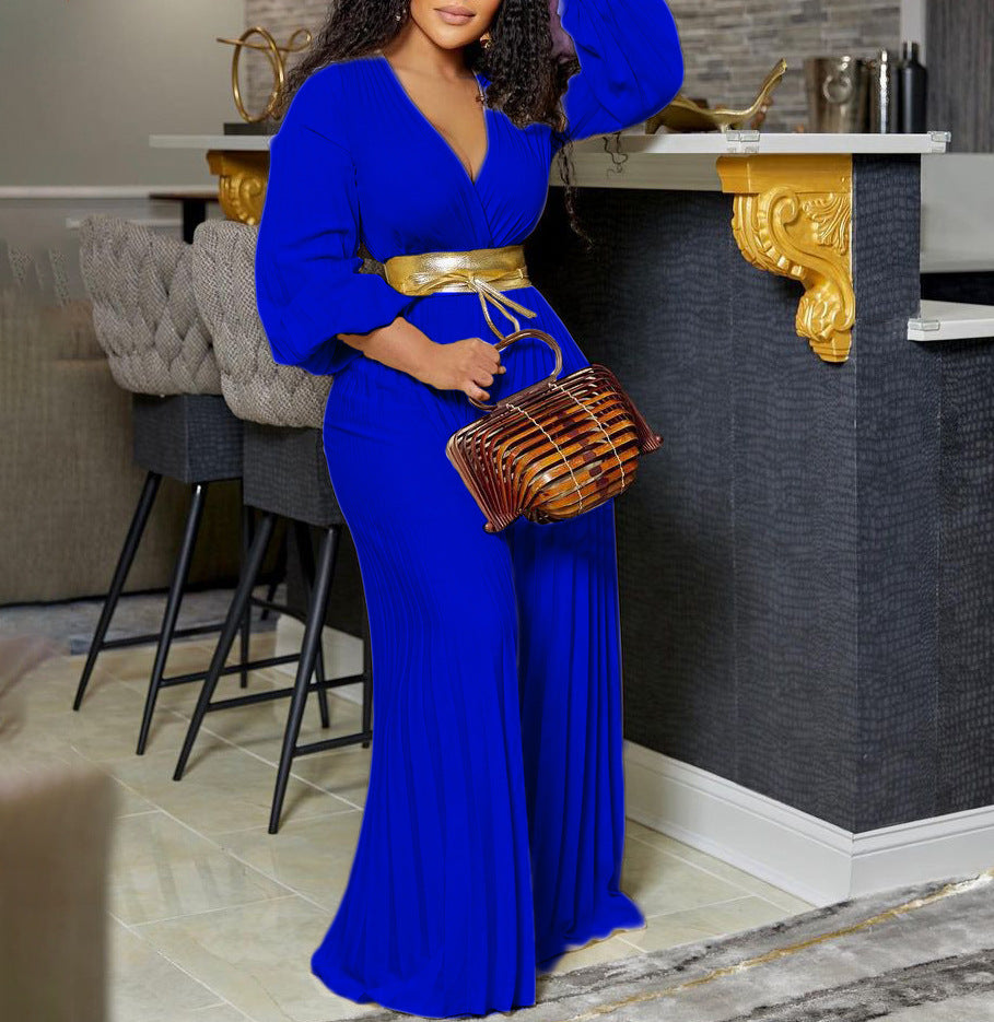 Attractive Classy Glamorous Summer Sexy Pleated Pants