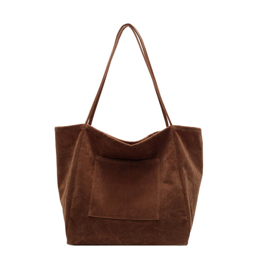 Women's Large Capacity Lazy Autumn Versatile High Shoulder Bags