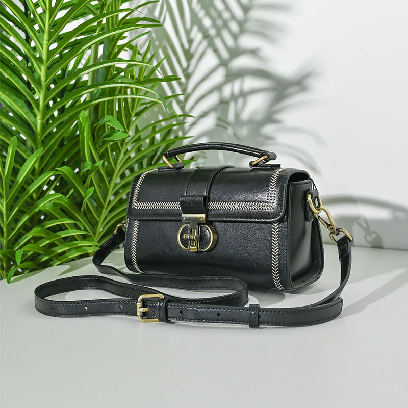 Women's Niche Genuine Leather High-grade Light Luxury Crossbody Bags