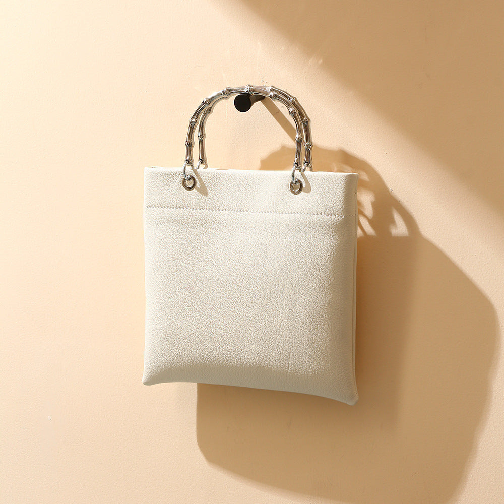 Women's Leather Natural Fall Cowhide Texture Handbags