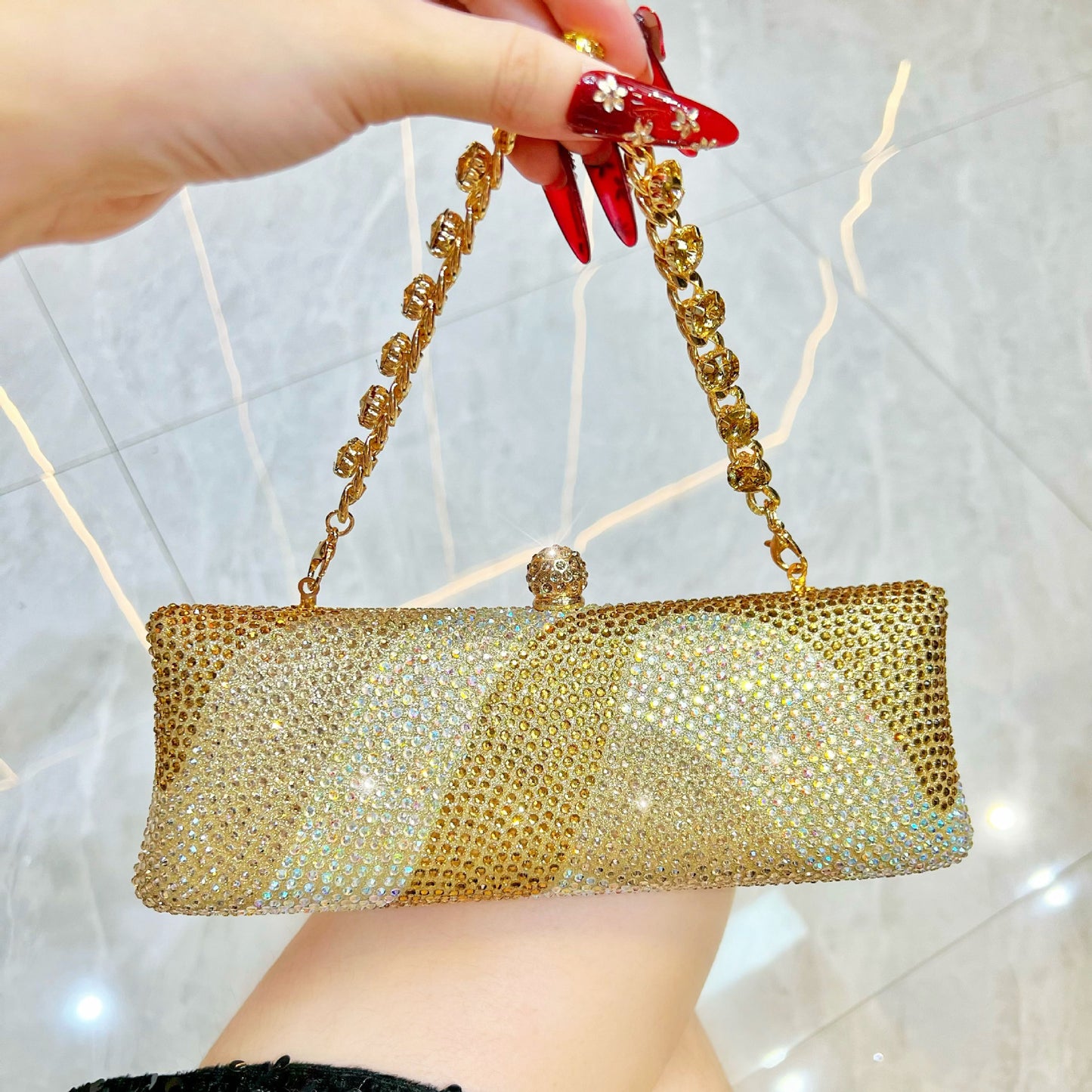 Versatile Horizontal Clutch Banquet Affordable Luxury Evening Bags