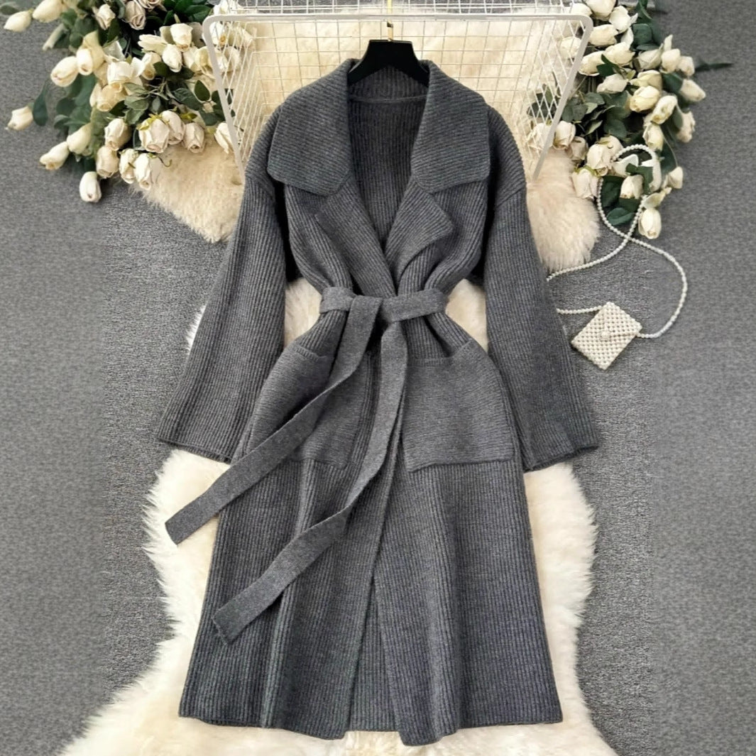Women's Elegant Simple Long Fashion Knitted Knitwear