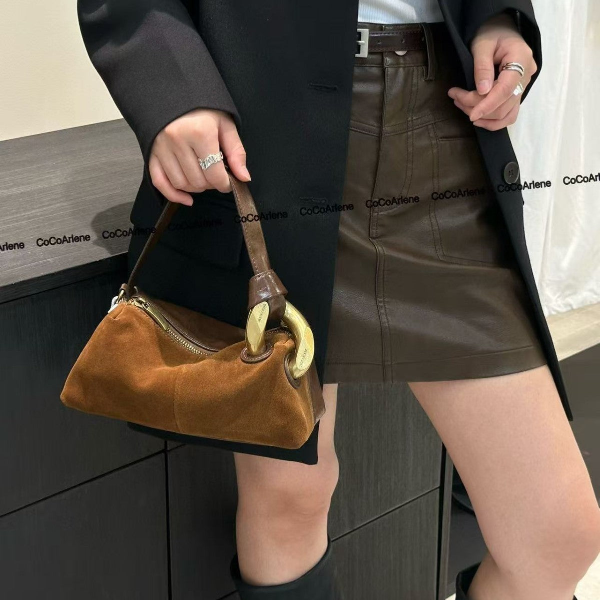 Comfortable Women's Suede Pillow Carrying Matte Bags