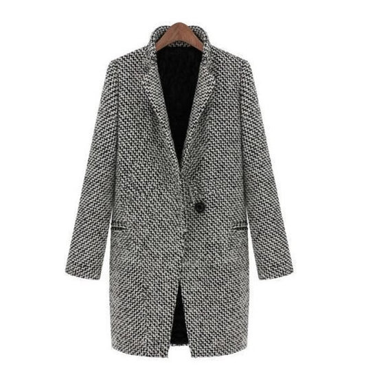 Graceful Overcoat Mid-length Large Special Offer Coats