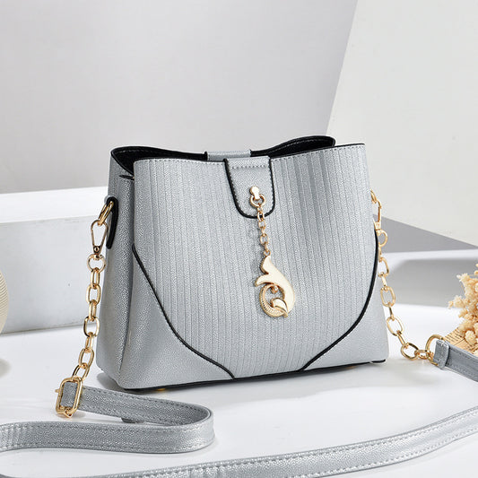 Women's Solid Color Today Popular High Sense Bucket Bags