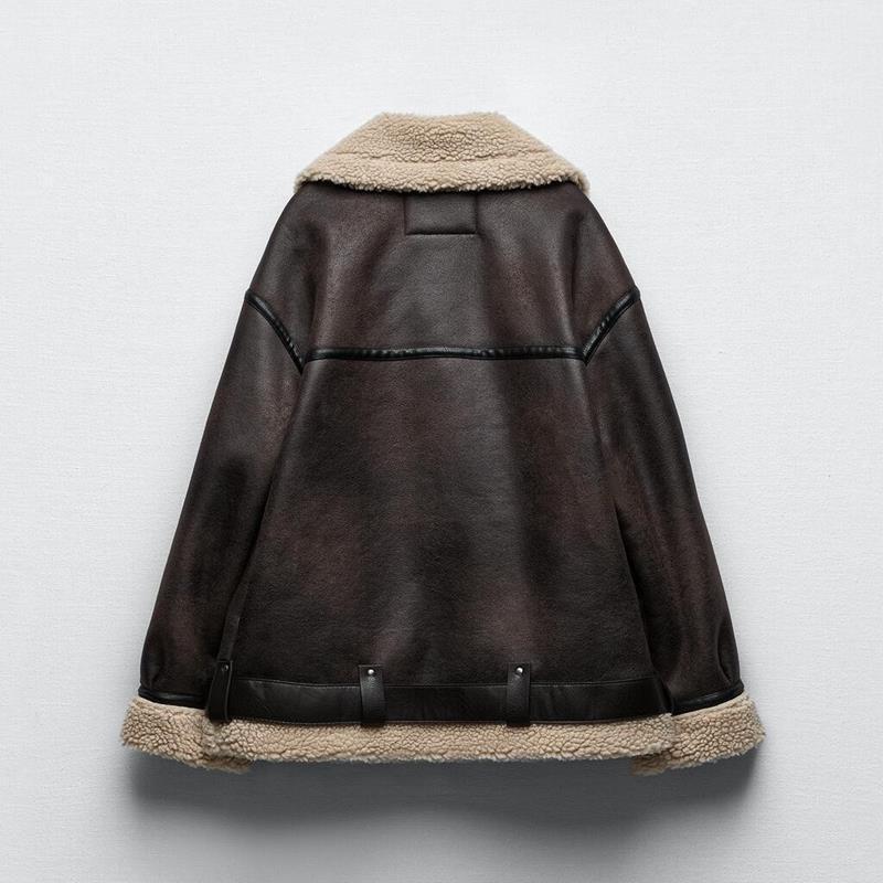 Women's Belt Fleece Lined Double-sided Long For Coats