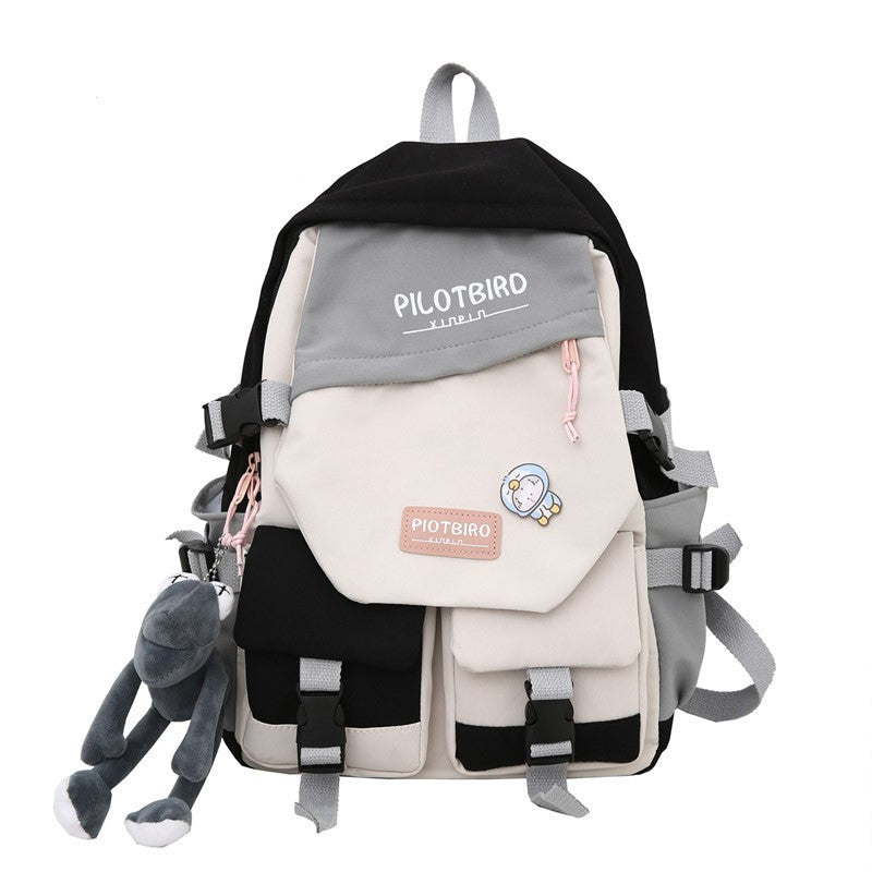 Female College Design Sense Niche Korean Style Middle School Students' Schoolbags