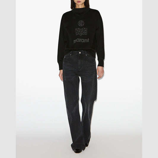 Women's North American Niche Classic Rhinestone Turtleneck Stand Sweaters