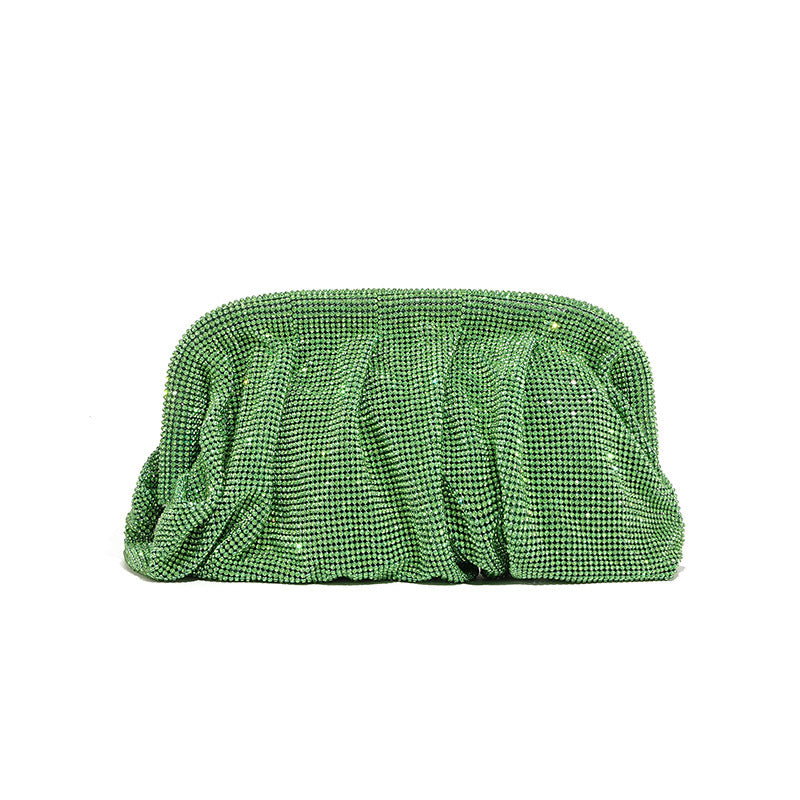 Women's Dinner Fashion Chain Acrylic Full Diamond Evening Bags