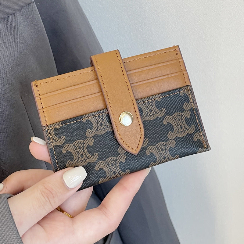 Female Multiple Slots Exquisite Niche Advanced Card Holder