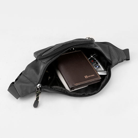 Men's Leisure Lightweight Nylon Cloth Riding Large Men's Chest Bags