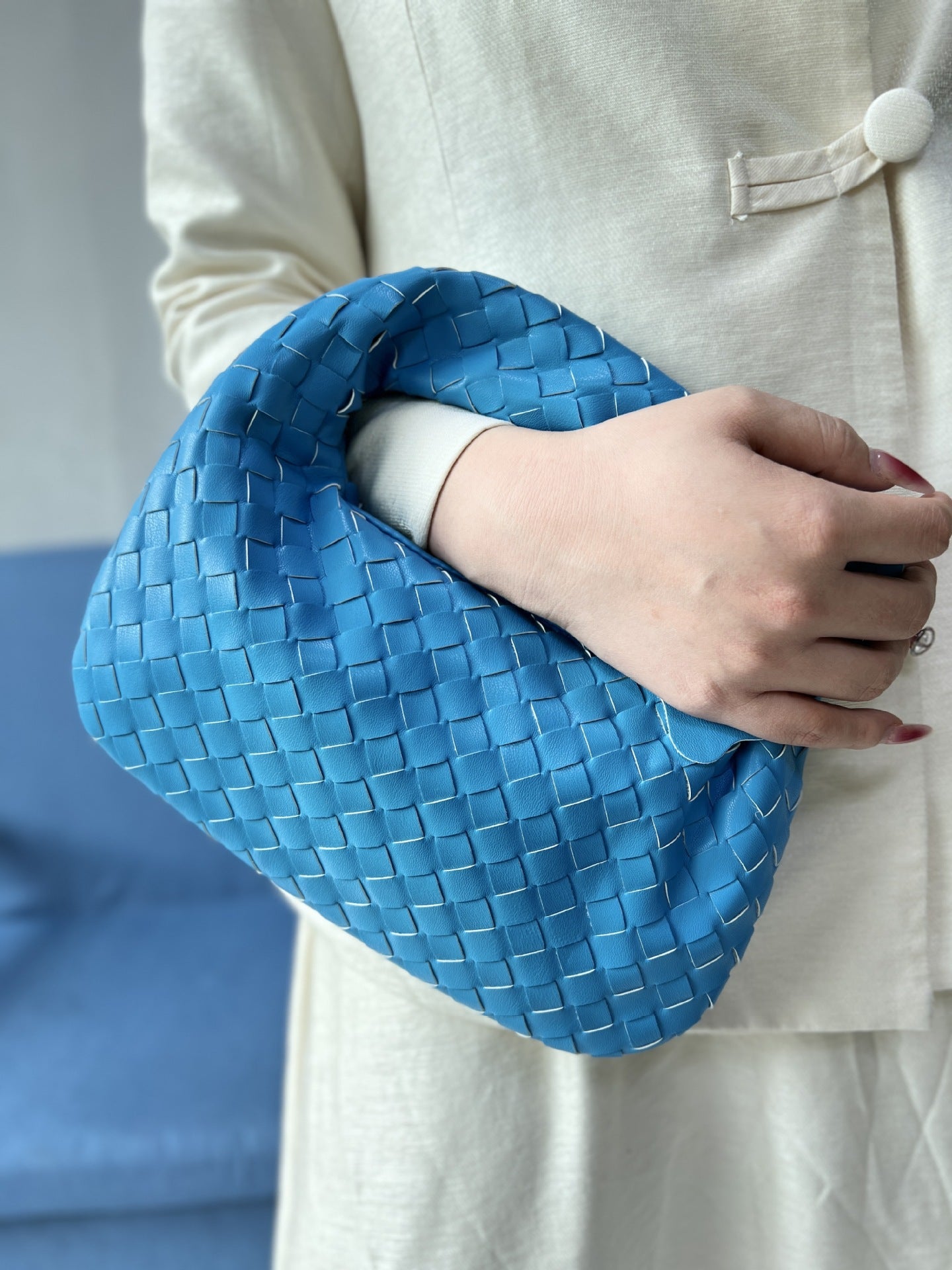 Women's Western Style Knotted Woven Large Handbags